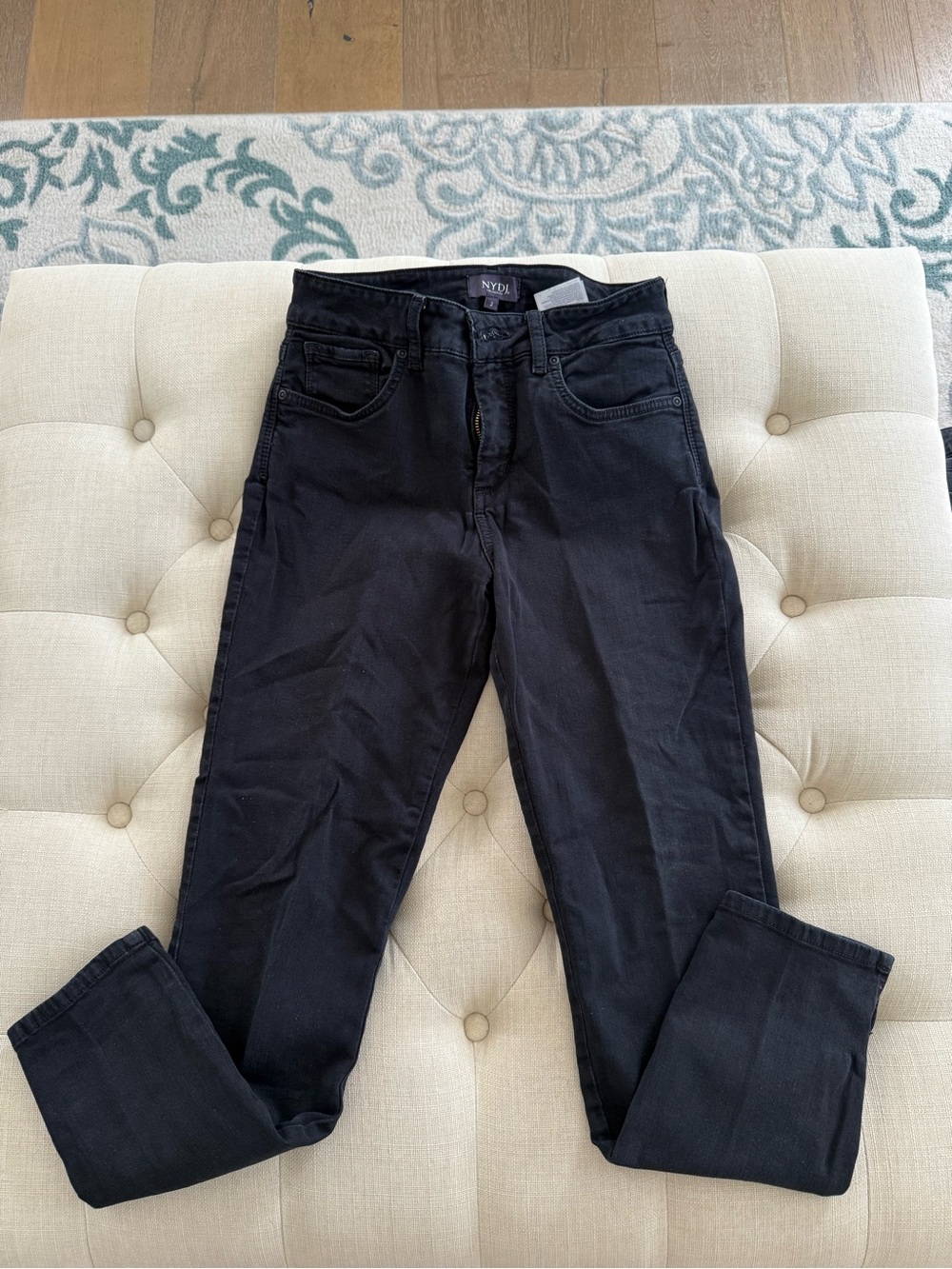 NYDJ Women's Skinny Jeans in Black